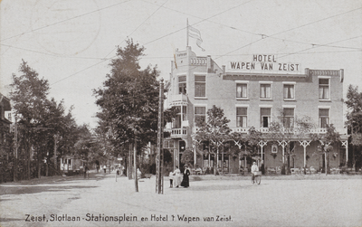 130758 Gezicht op het Hotel 't Wapen van Zeist (Slotlaan 303) te Zeist.